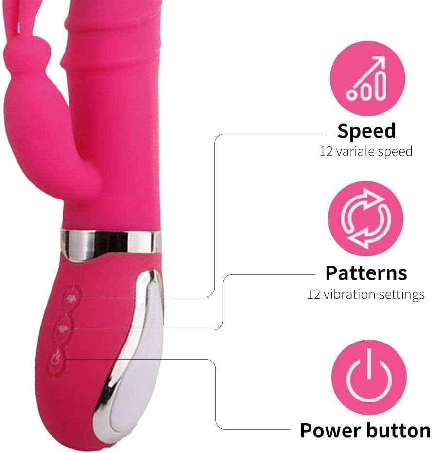 BlushHeat Rabbit Wand Vibrator