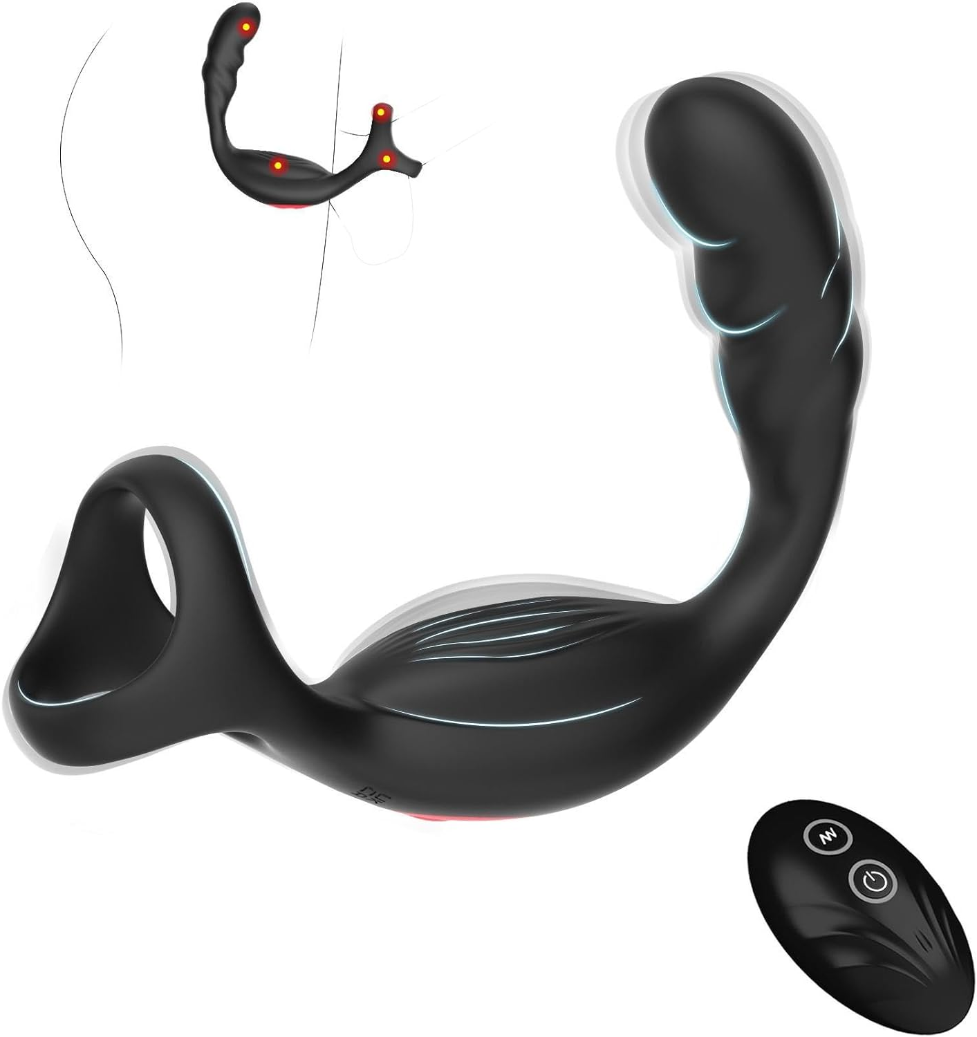 QuattroPulse 4-in-1 Prostate Massager Cock Ring
