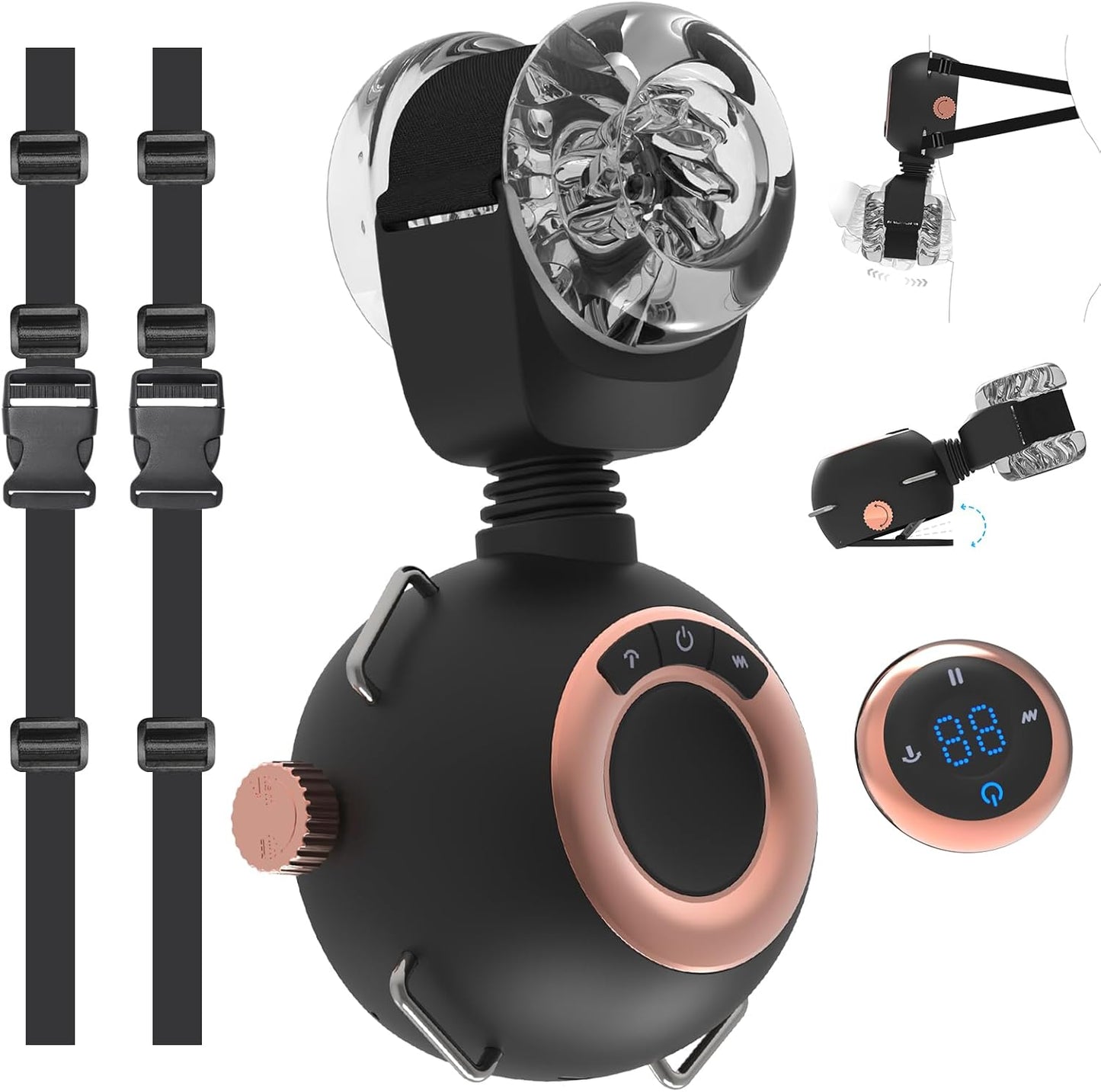 RogueDrive Wearable Male Masturbator Trainer with Remote
