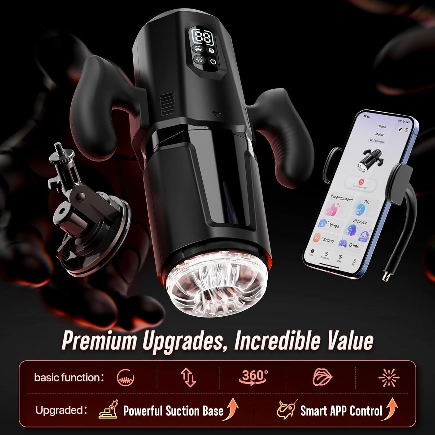 AutoPilot AI Male Stroker Machine 7+7 Modes