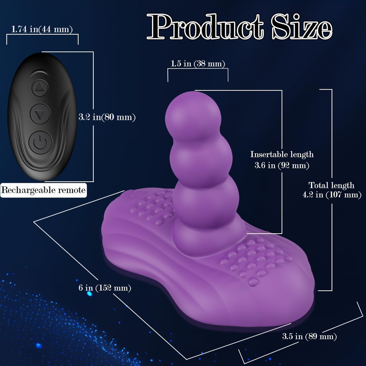 ActiveBeads Ride - On Vibrator Dildo - Vixen | Nova Network