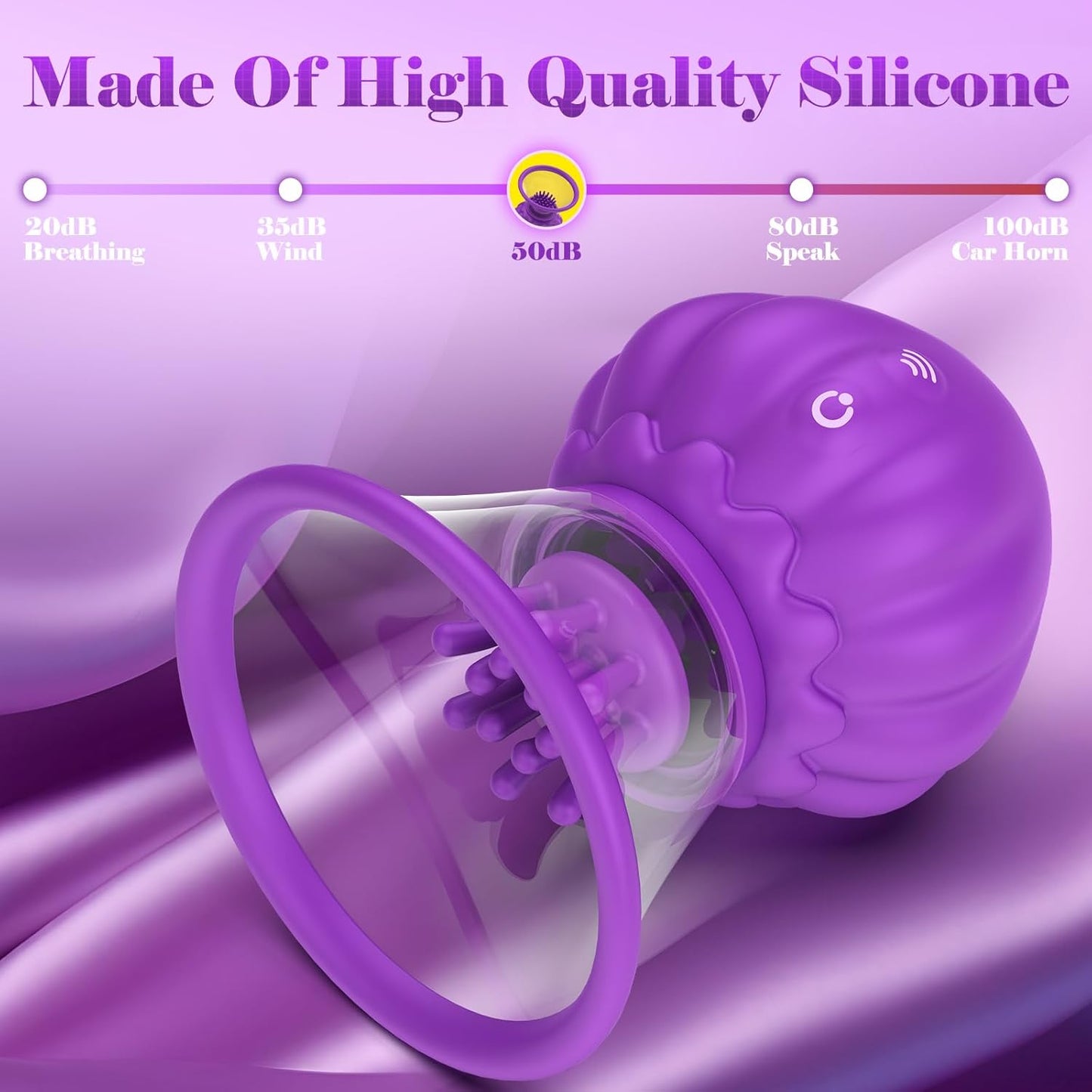 AeroJelly Nipple Sucking Vibrator - Vixen | Nova Network