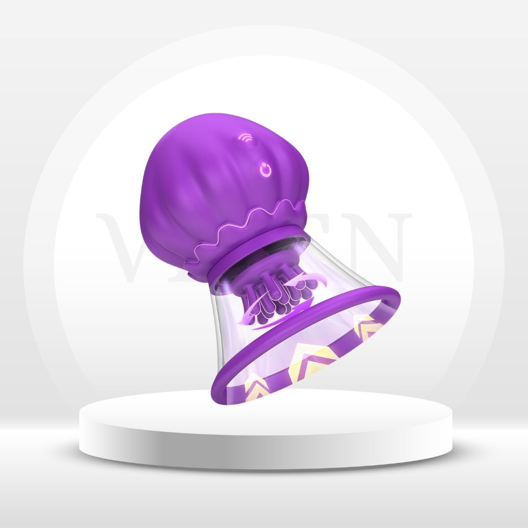 AeroJelly Nipple & Clit Sucking Vibrator 10 Modes Vixen | Nova Network AeroJelly Nipple & Clit Sucking Vibrator 10 Modes Vixen | Nova Network
