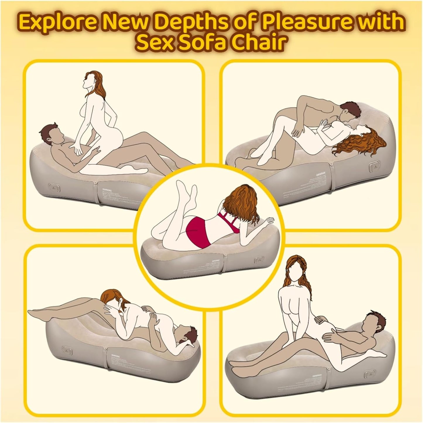 AeroLuxe Automatic Inflatable Sex Sofa - Vixen | Nova Network