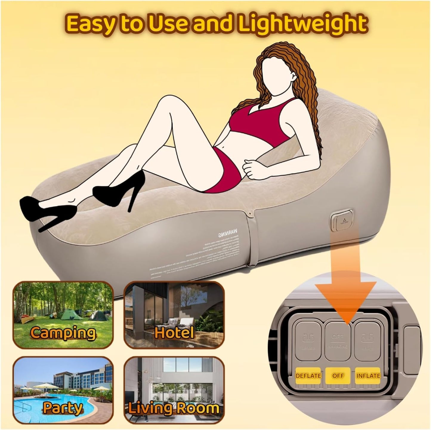 AeroLuxe Automatic Inflatable Sex Sofa - Vixen | Nova Network