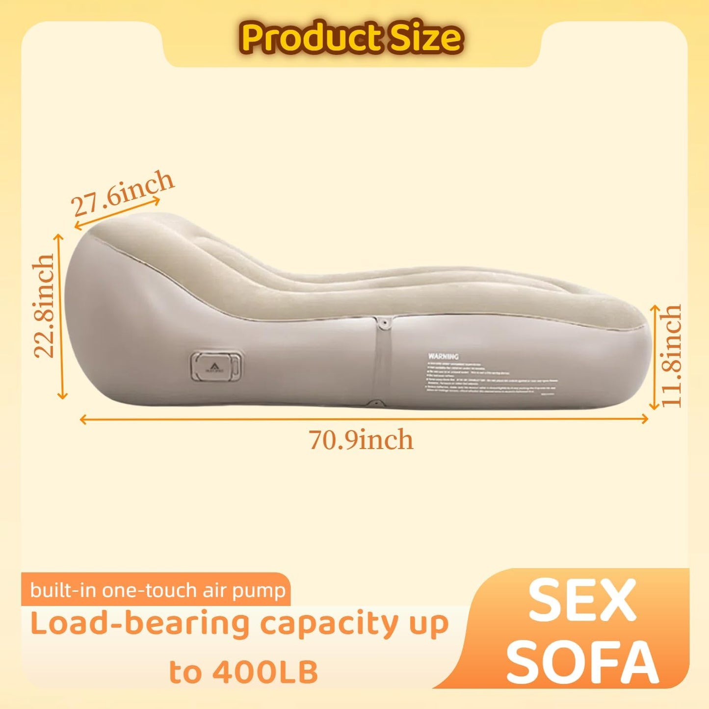 AeroLuxe Automatic Inflatable Sex Sofa - Vixen | Nova Network