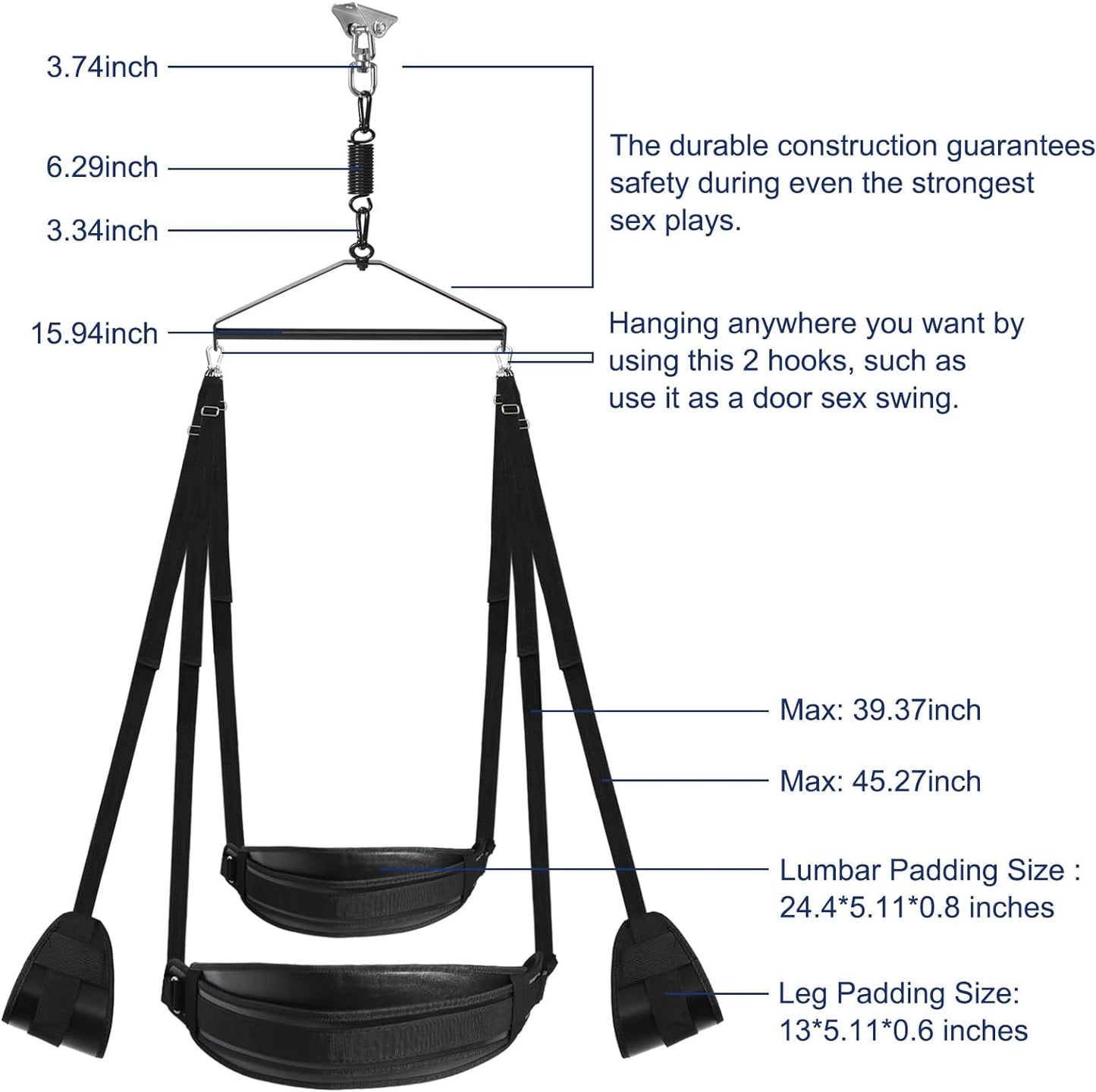 AeroSpire 360° Rotating Sex Swing - Vixen | Nova Network