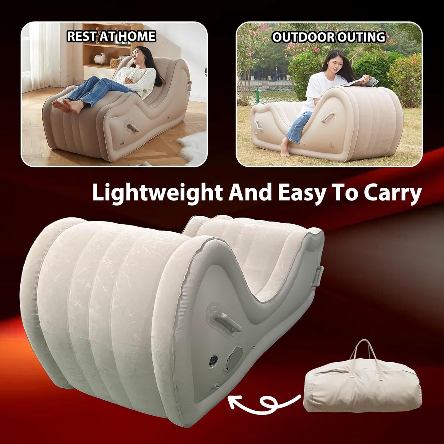 AirLure Automatic Inflatable Sex Sofa - Vixen | Nova Network