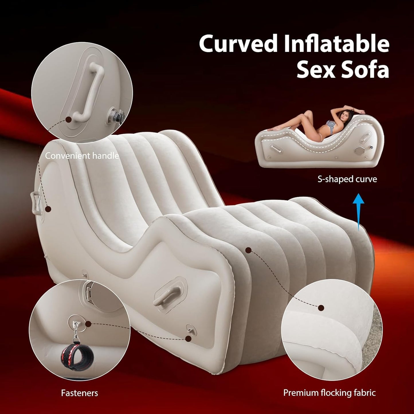 AirLure Automatic Inflatable Sex Sofa - Vixen | Nova Network