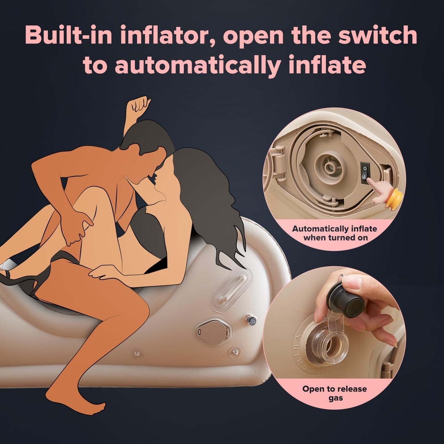 AirThrone Inflatable BDSM Sofa - Vixen | Nova Network