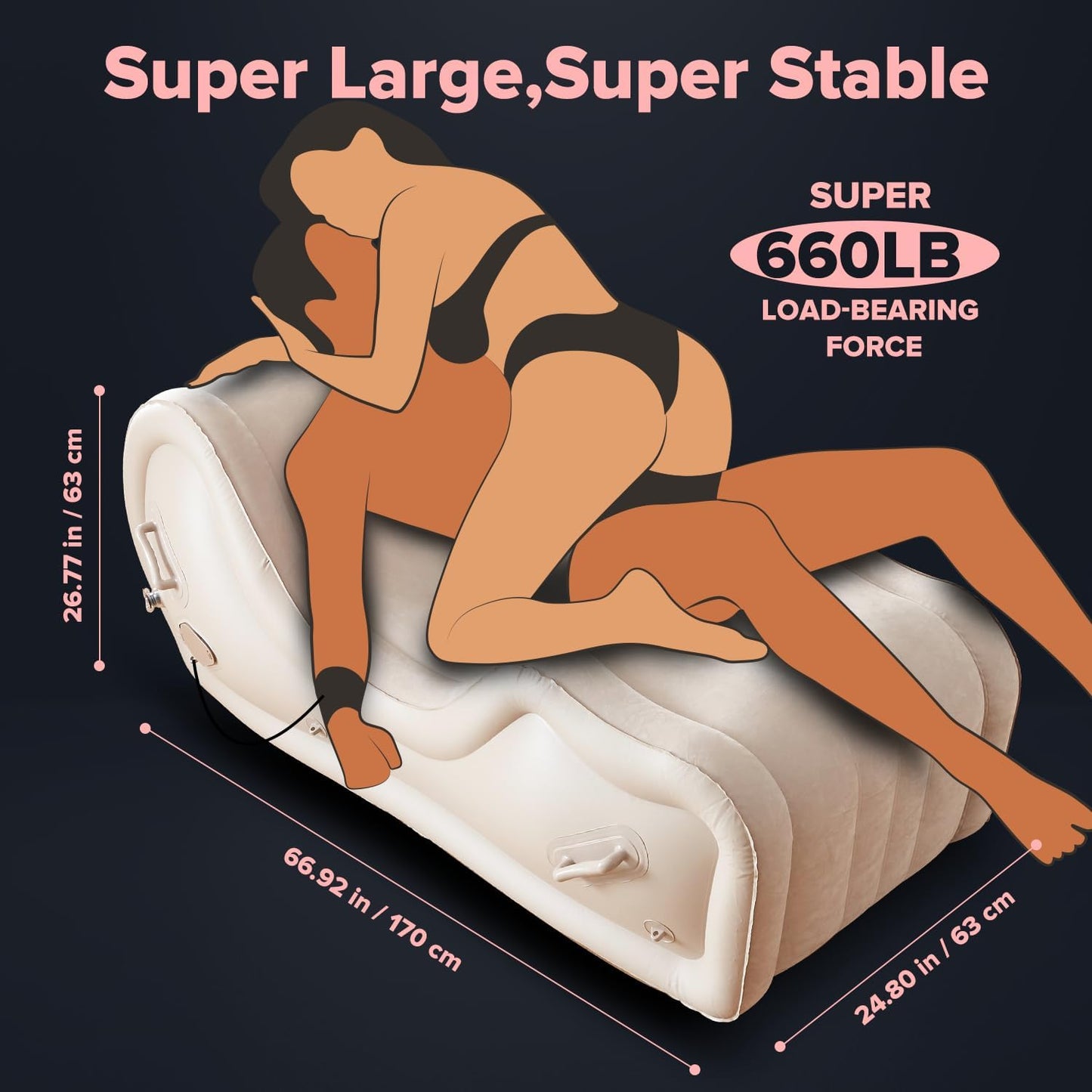AirThrone Inflatable BDSM Sofa - Vixen | Nova Network