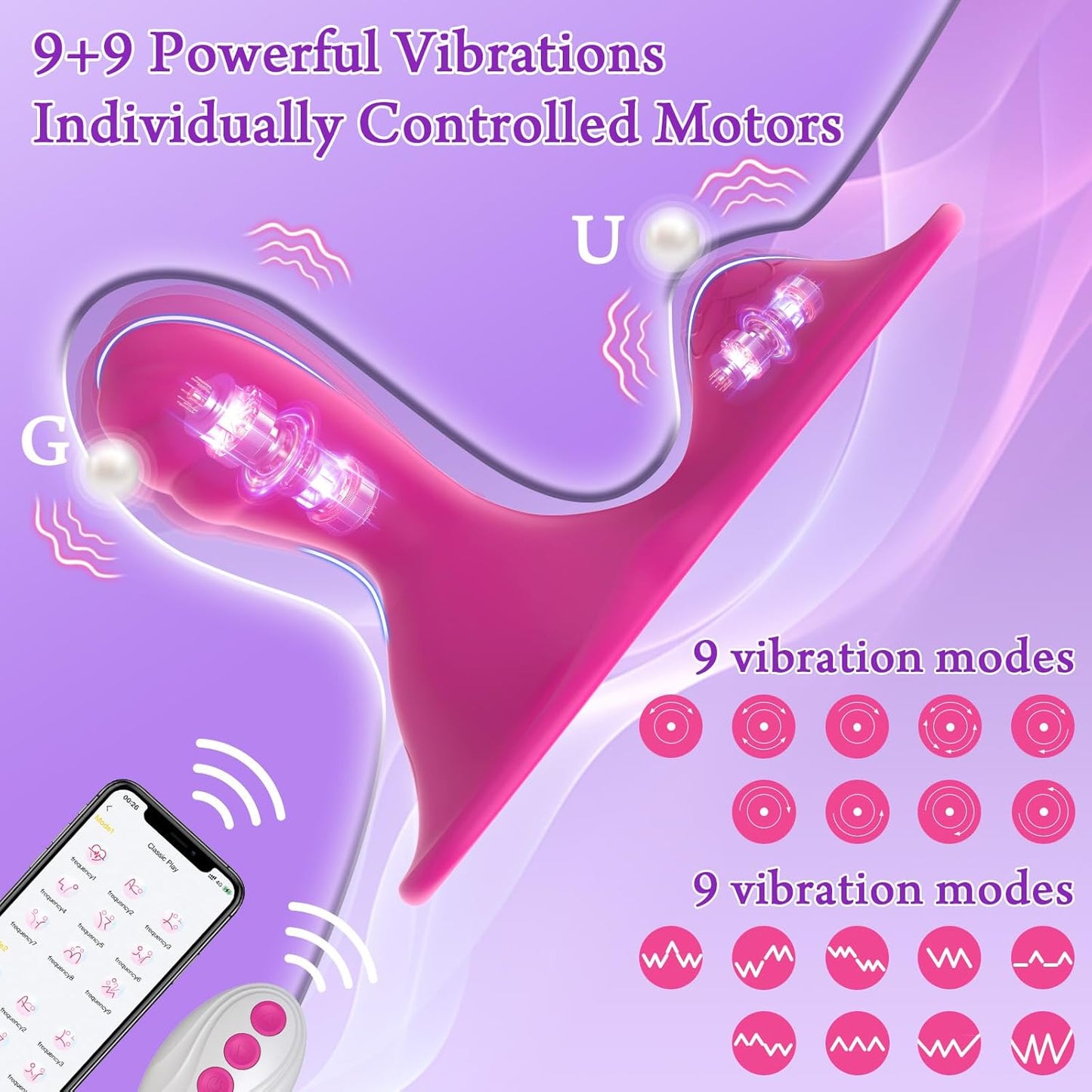 AnywhereRide App - Controlled Grinding Vibrator - Vixen | Nova Network