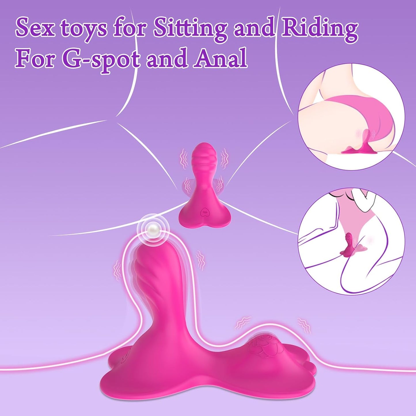 AnywhereRide App - Controlled Grinding Vibrator - Vixen | Nova Network