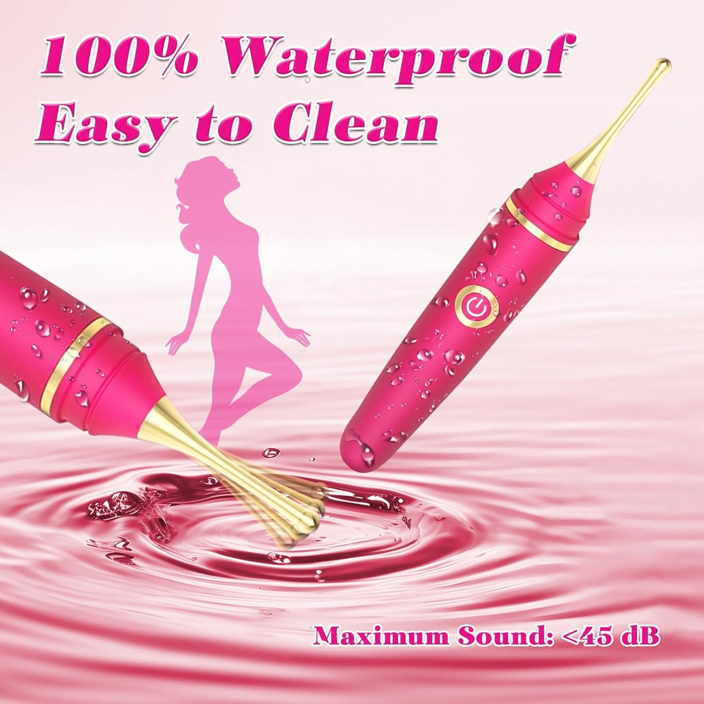 AquaQuiver 4 - in - 1 Clit & G - Spot Precision Vibrator - Vixen | Nova Network