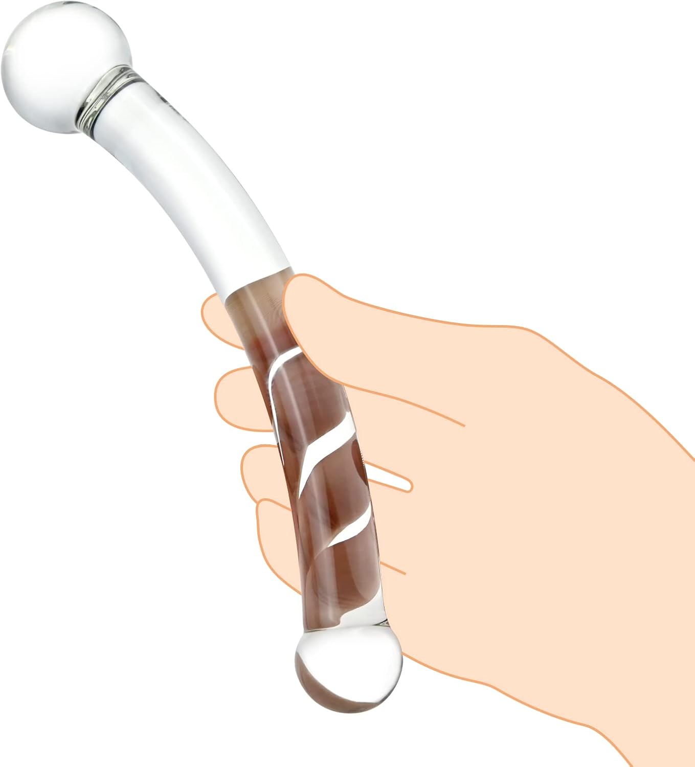 ArcGlow Dual Glass Anal Wand - Vixen | Nova Network