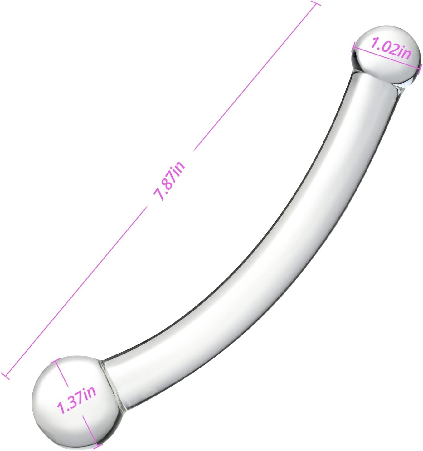 ArcGlow Dual Glass Anal Wand - Vixen | Nova Network