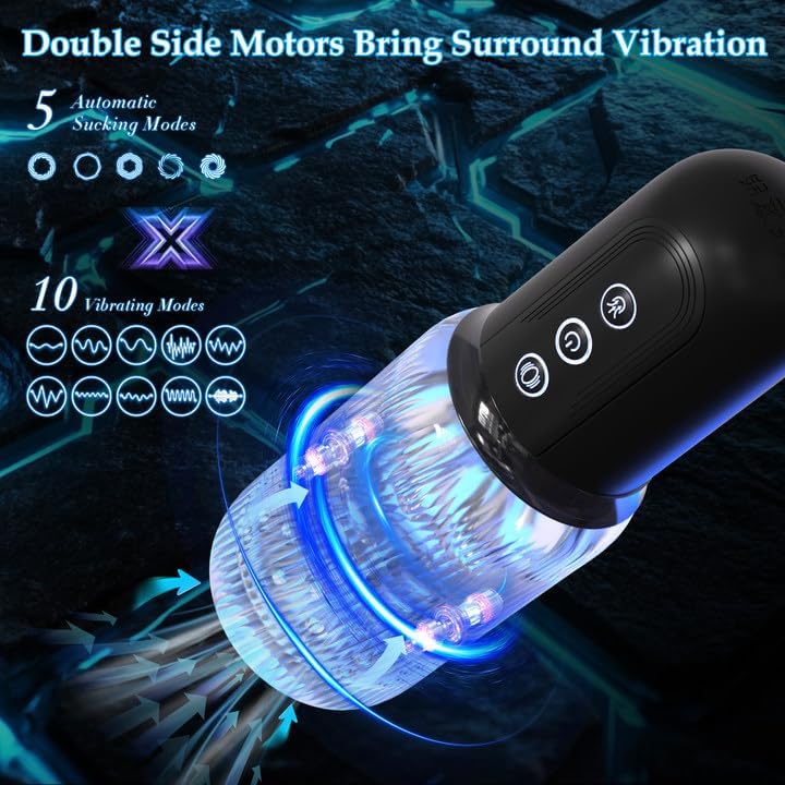 AutoGrip Vacuum Suction Stroker with Vibration - Vixen | Nova Network