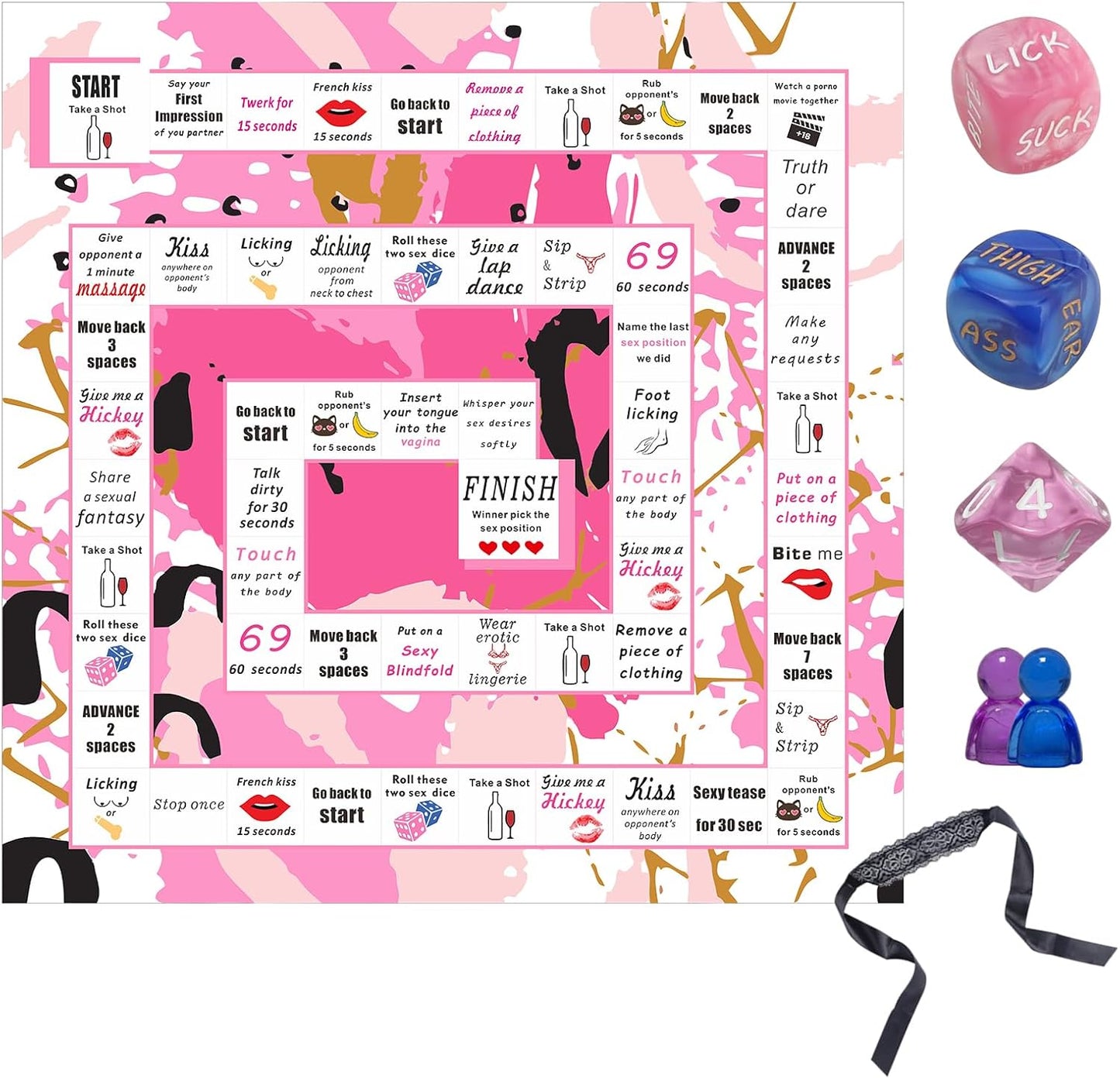 Sexy Couples Board Dare Game