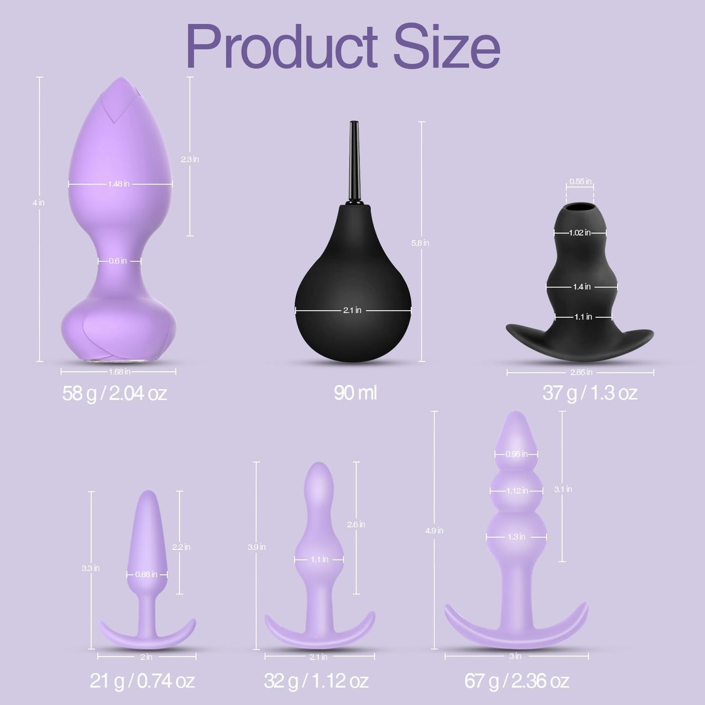 BackdoorBliss 6 - Piece Anal Training Kit - Vixen | Nova Network