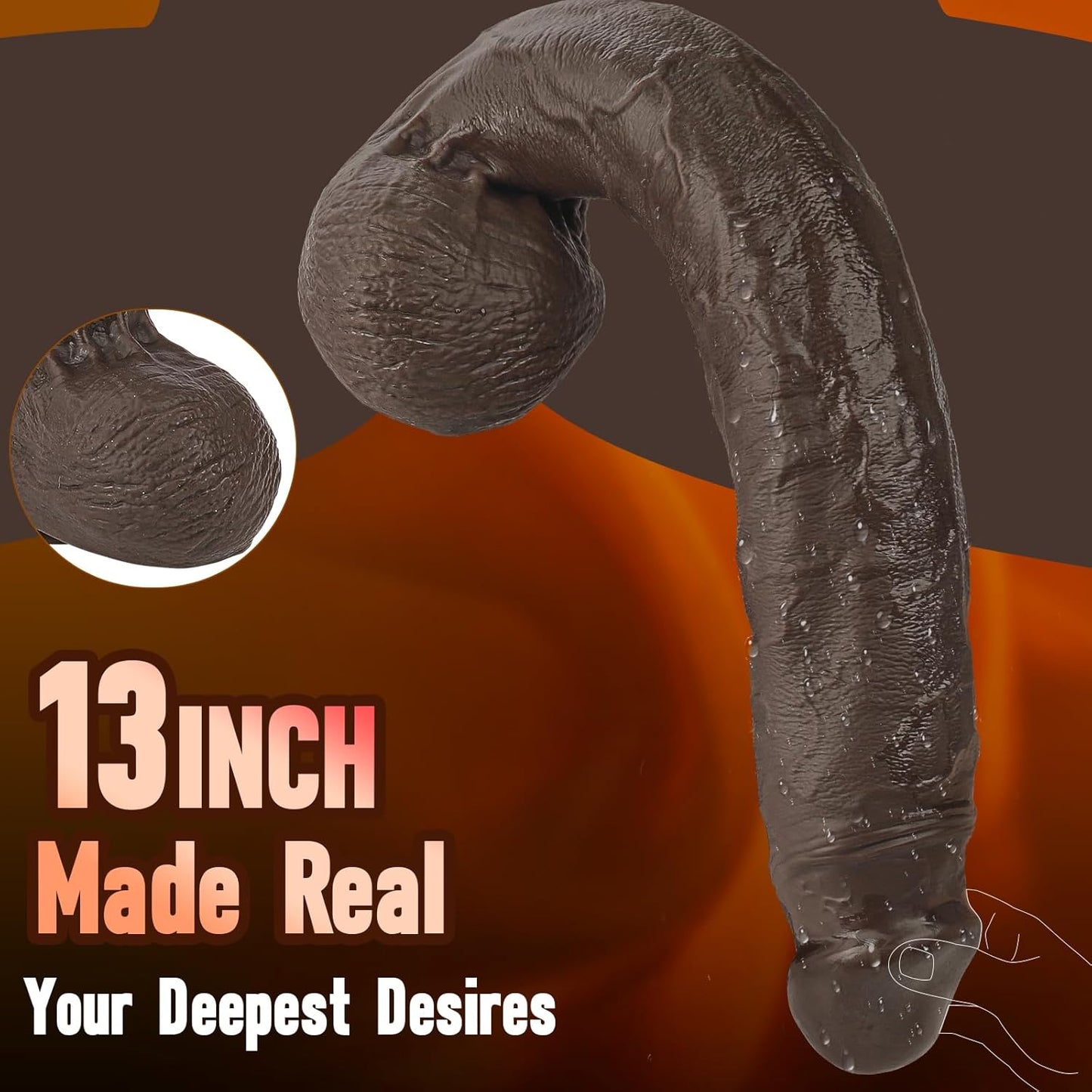 BlackObsidian XL Fantasy Dildo - Vixen | Nova Network