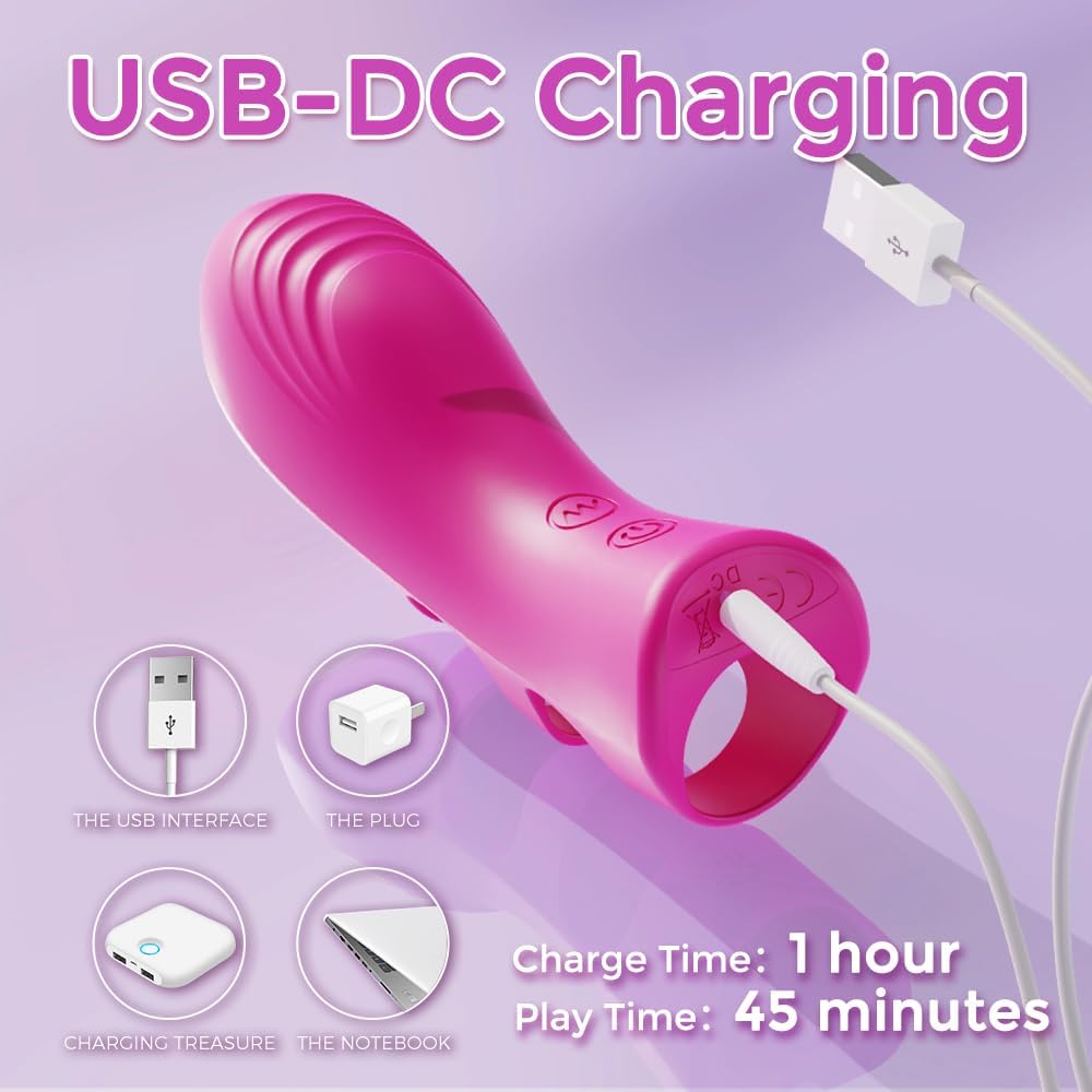 BlissFlare Heated Finger Vibrator - Vixen | Nova Network