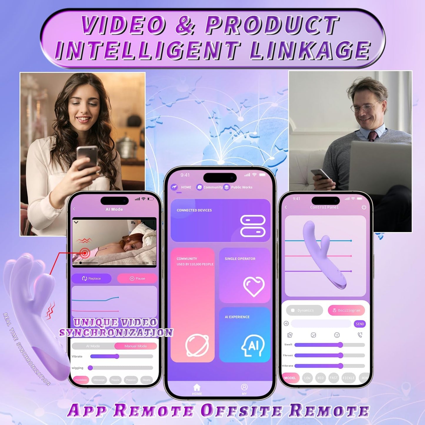 BloomFlex 3 - in - 1 G - Spot & App - Controlled Vibe - Vixen | Nova Network