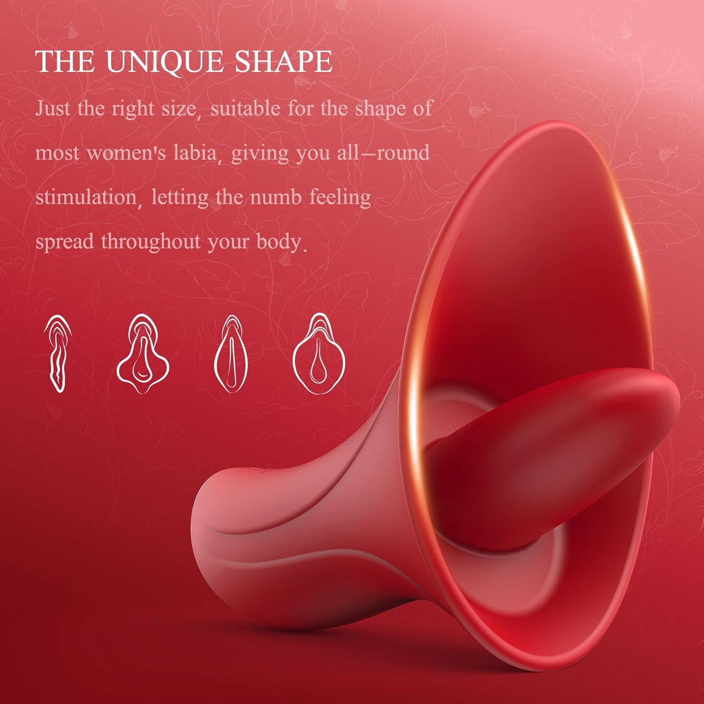 BloomLick Rose Tongue Clit Stimulator - Vixen | Nova Network
