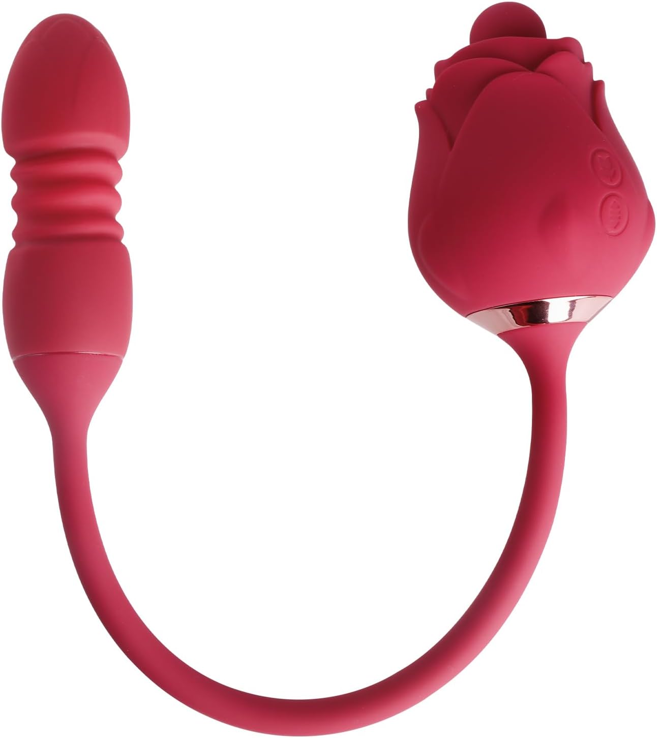 BloomThrust 3 - in - 1 Rose Clit & G - Spot Vibrator - Vixen | Nova Network