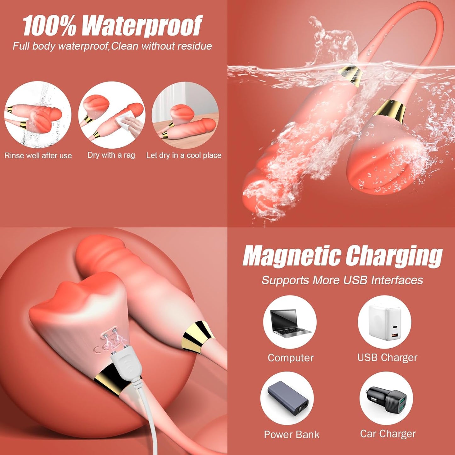BlushThrust 3 - in - 1 Thrusting Vibrator - Vixen | Nova Network