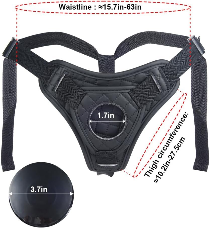 BoldHarness Adjustable Leather Strap-On Dildo Harness - Vixen | Nova Network