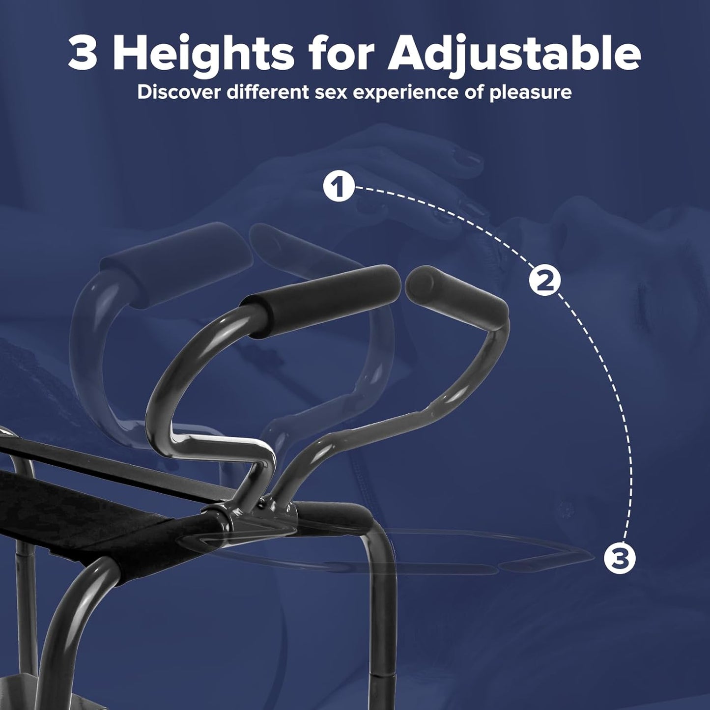 BounceLust Sex Chair with Dildo Mount & Handrails - Vixen | Nova Network