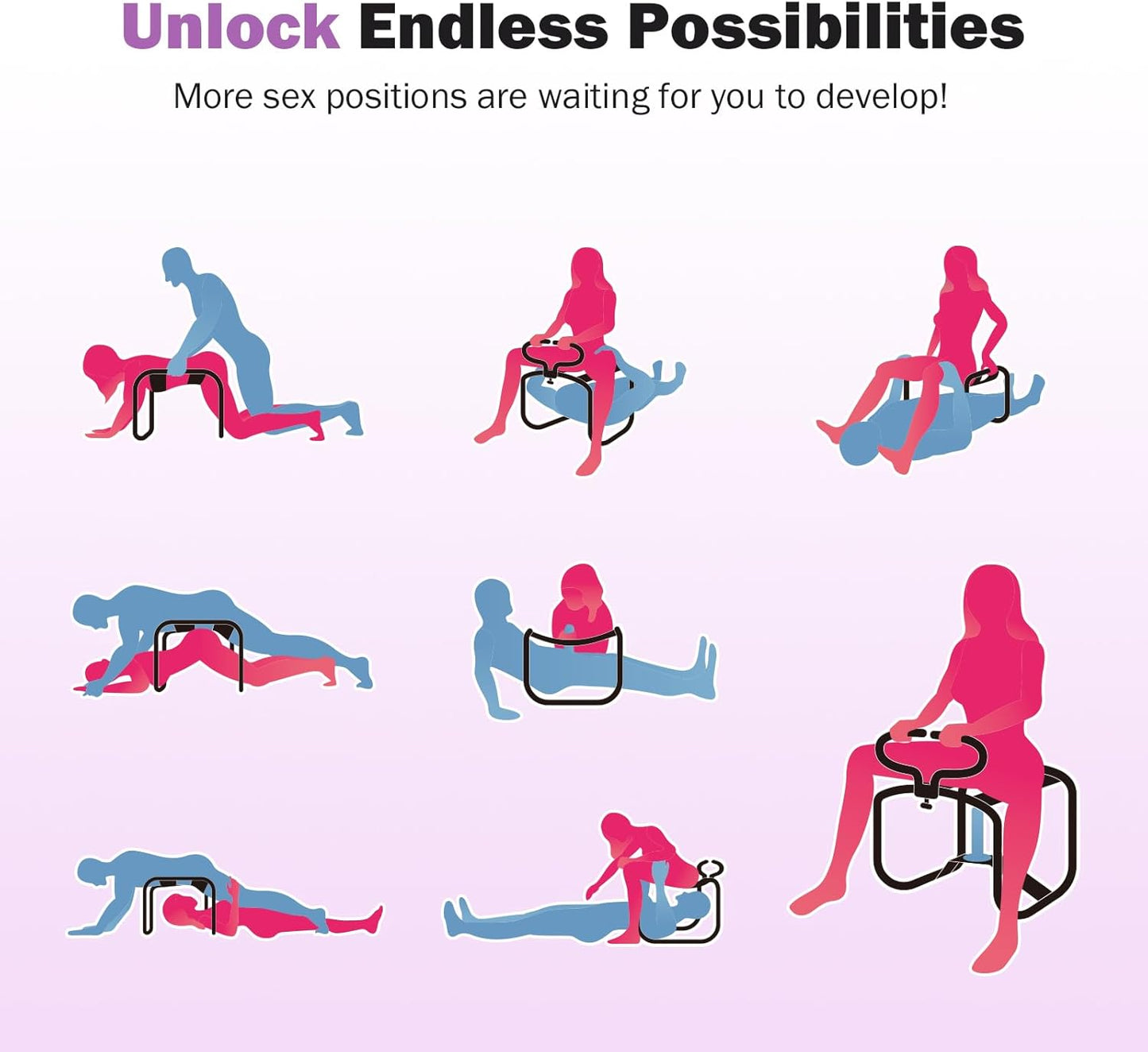 BounceLuxe Adjustable Sex Chair - Vixen | Nova Network