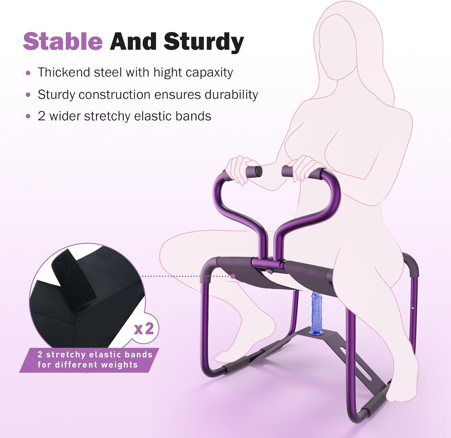 BounceLuxe Adjustable Sex Chair - Vixen | Nova Network