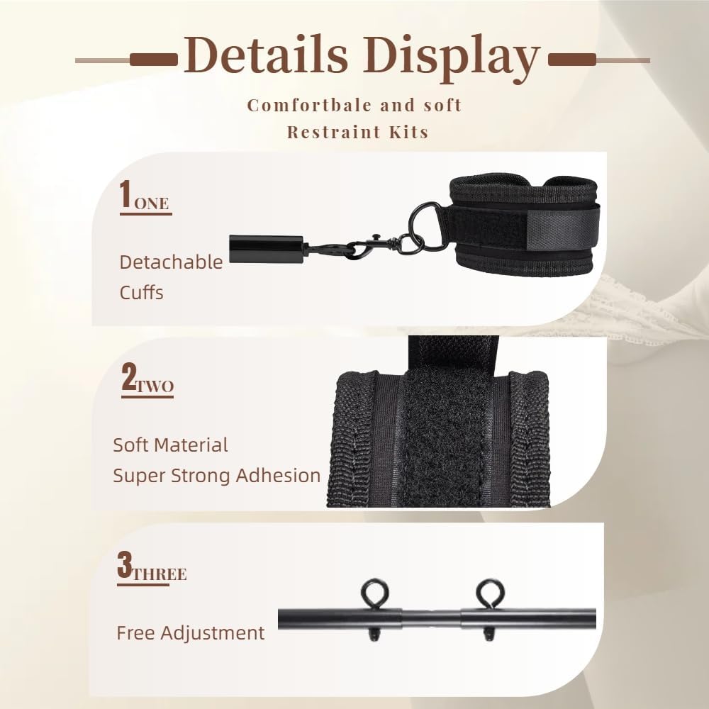 BoundBar Adjustable Spreader Bar Restraint Set - Vixen | Nova Network