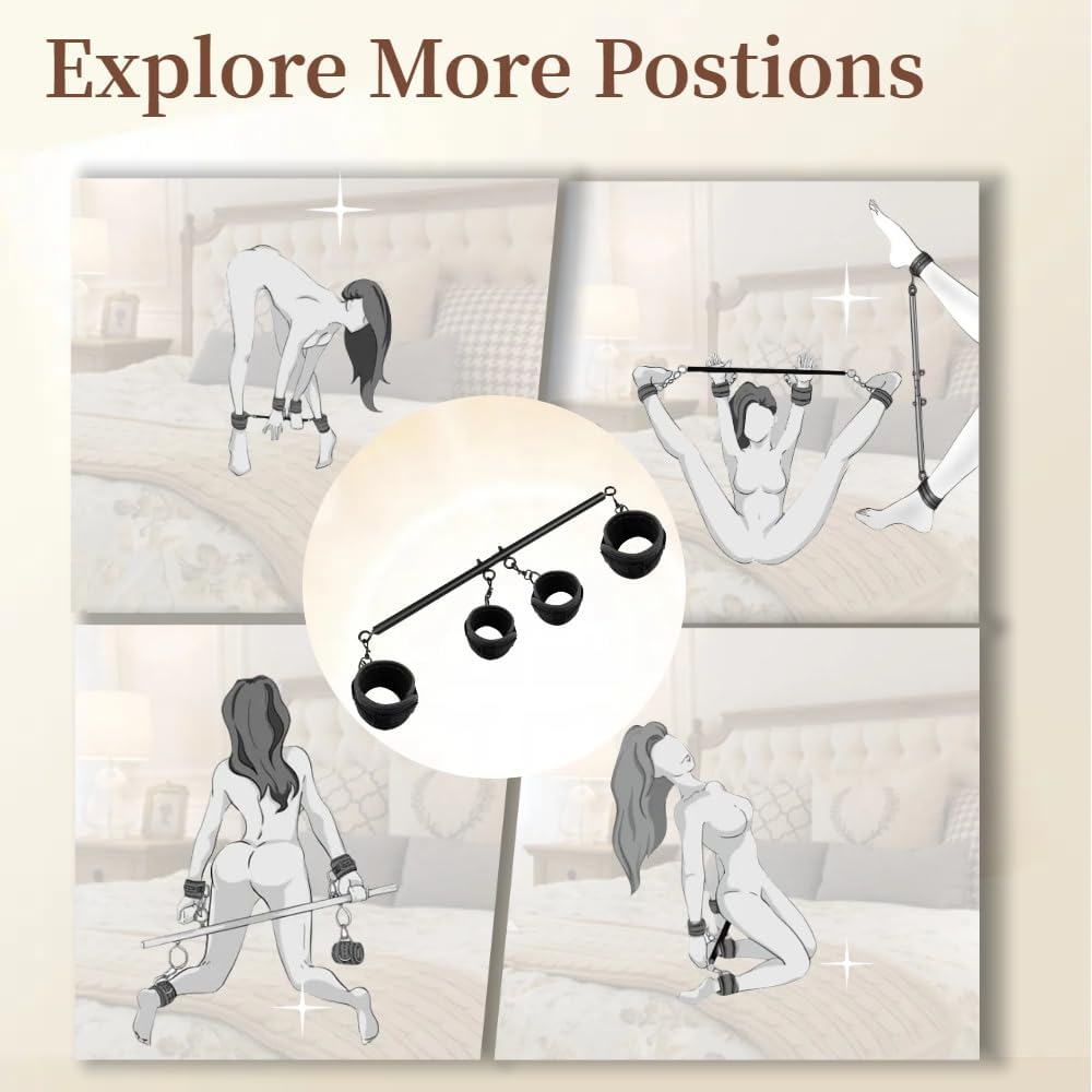 BoundBar Adjustable Spreader Bar Restraint Set - Vixen | Nova Network