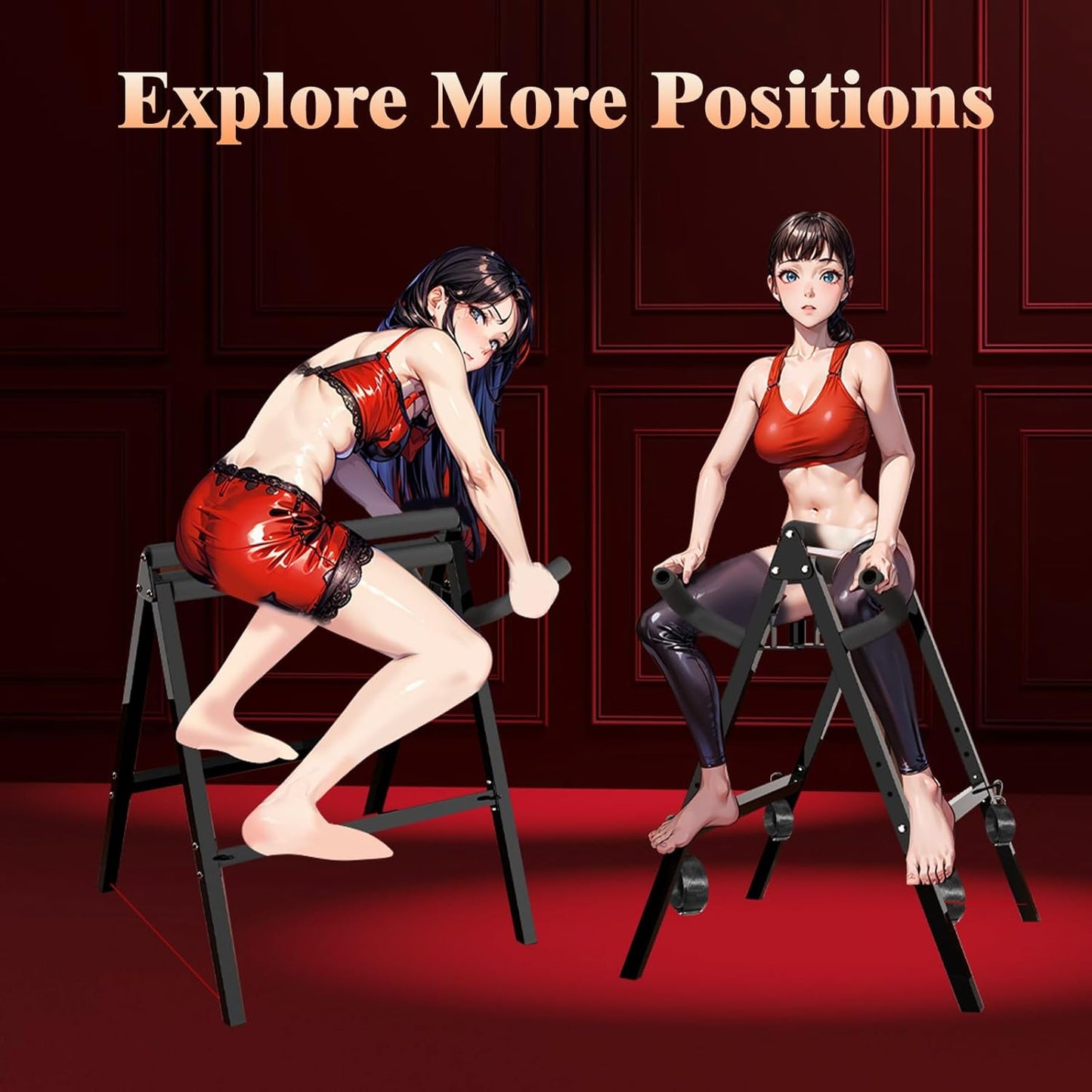 BoundEase Bondage Sex Bench with Cuffs - Vixen | Nova Network