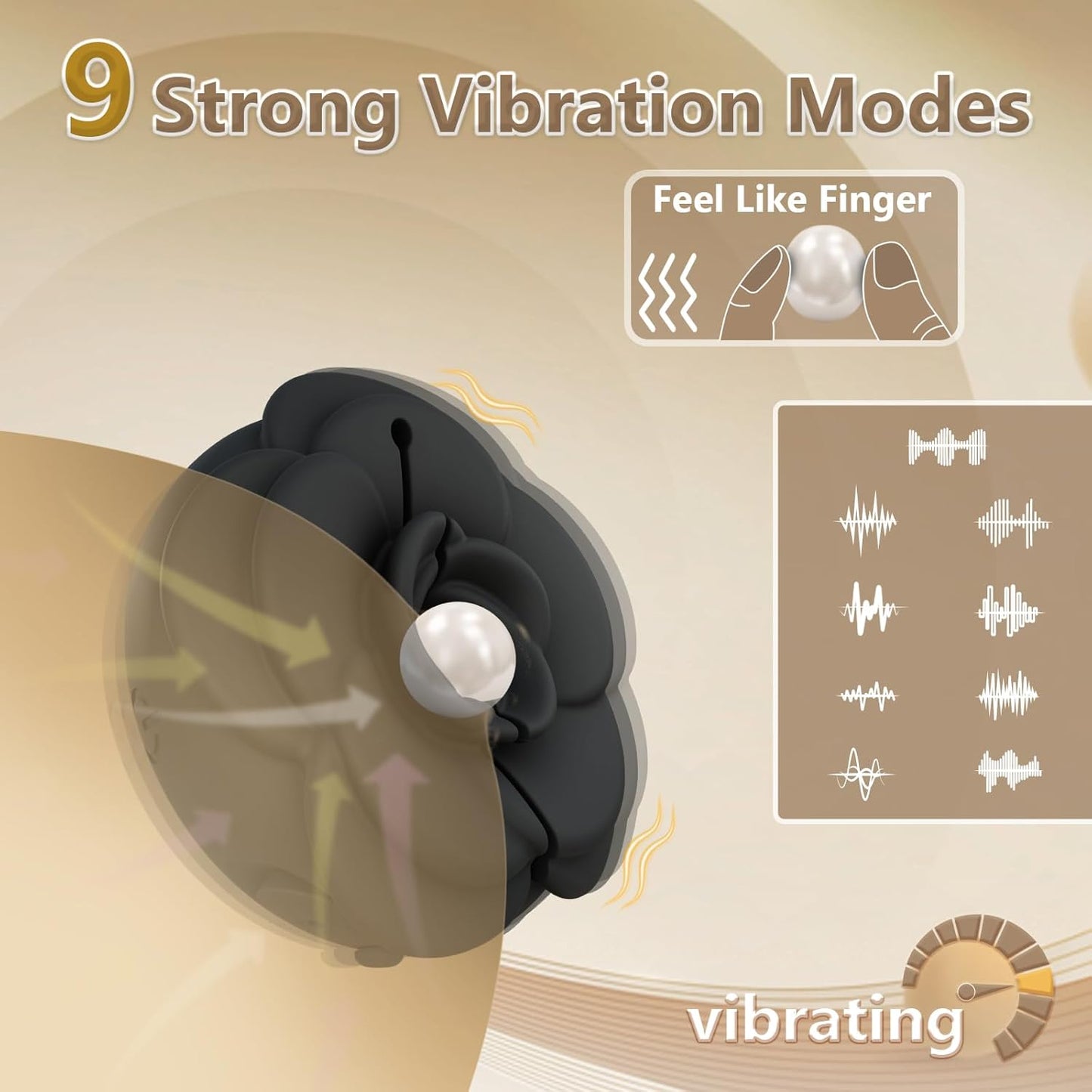 BoundRose Vibrating Nipple Clamps - Vixen | Nova Network