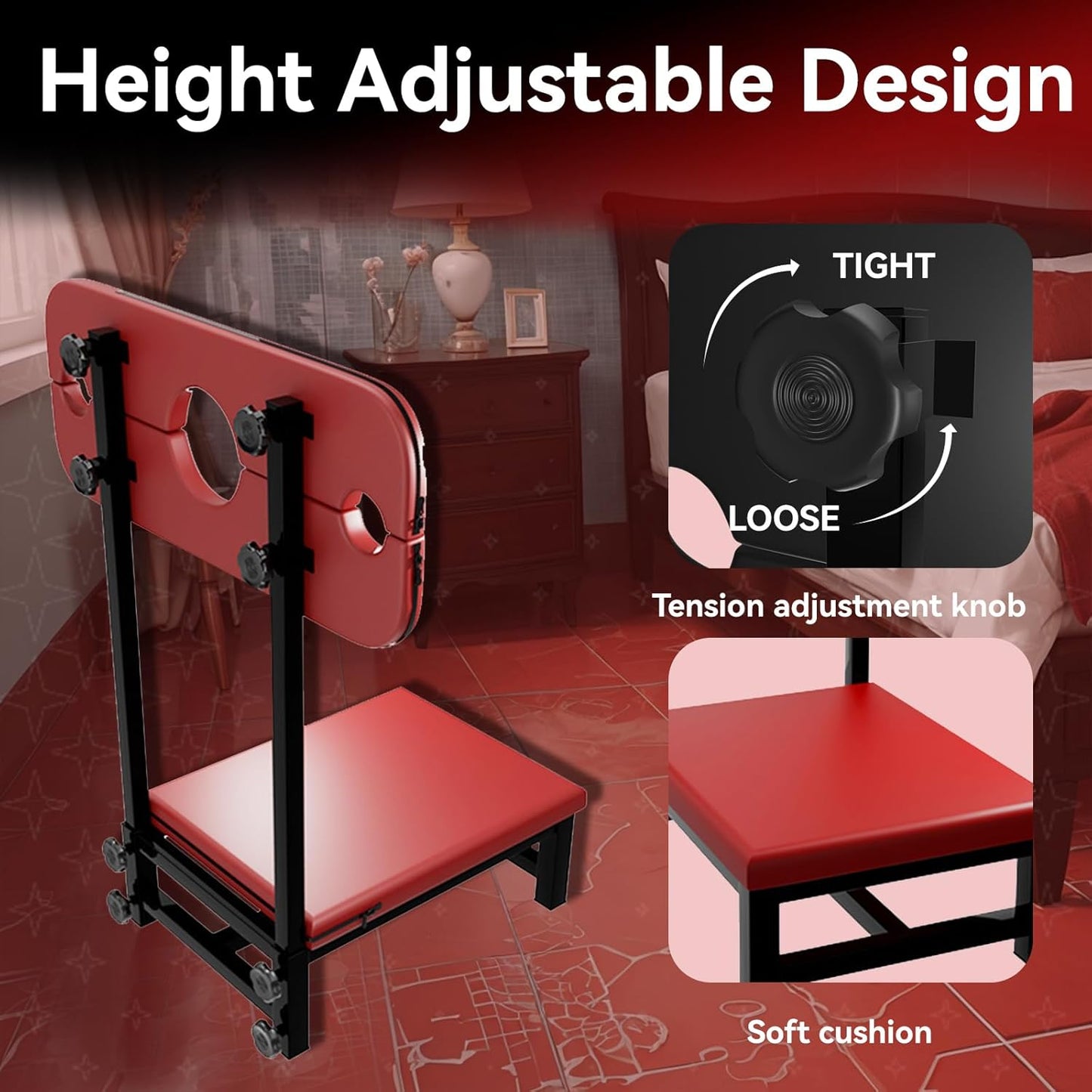 BoundThrone Adjustable BDSM Restraint Sex Chair - Vixen | Nova Network
