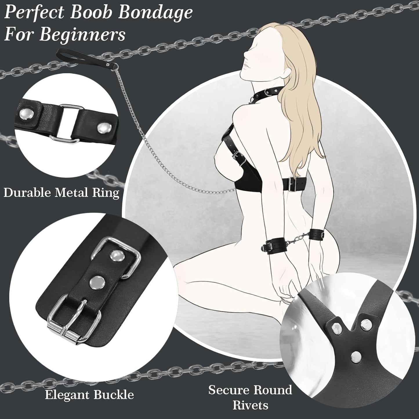 BreastBound Dual - Layer BDSM Harness Set - Vixen | Nova Network