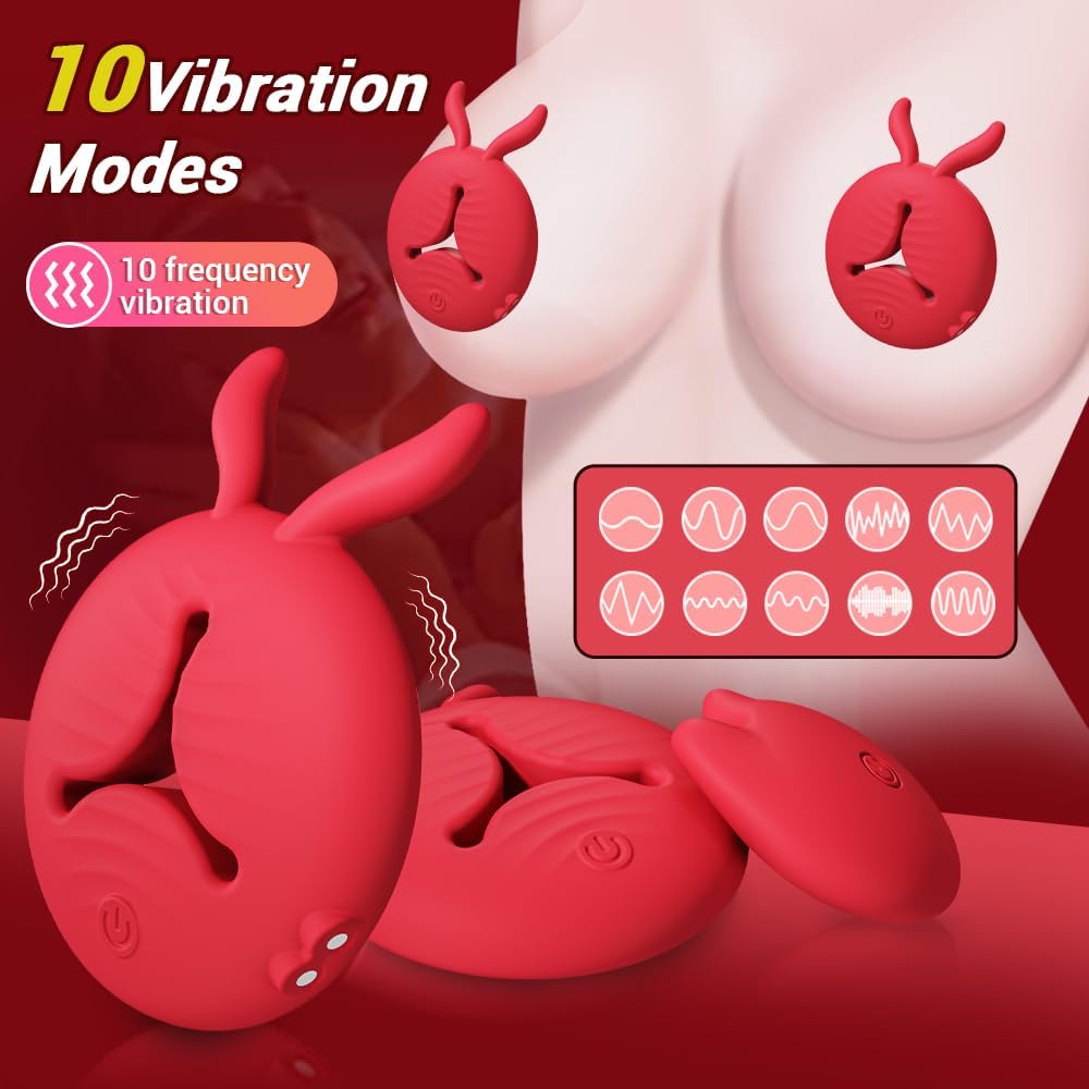 BunnyPulse Nipple Vibrator - Vixen | Nova Network