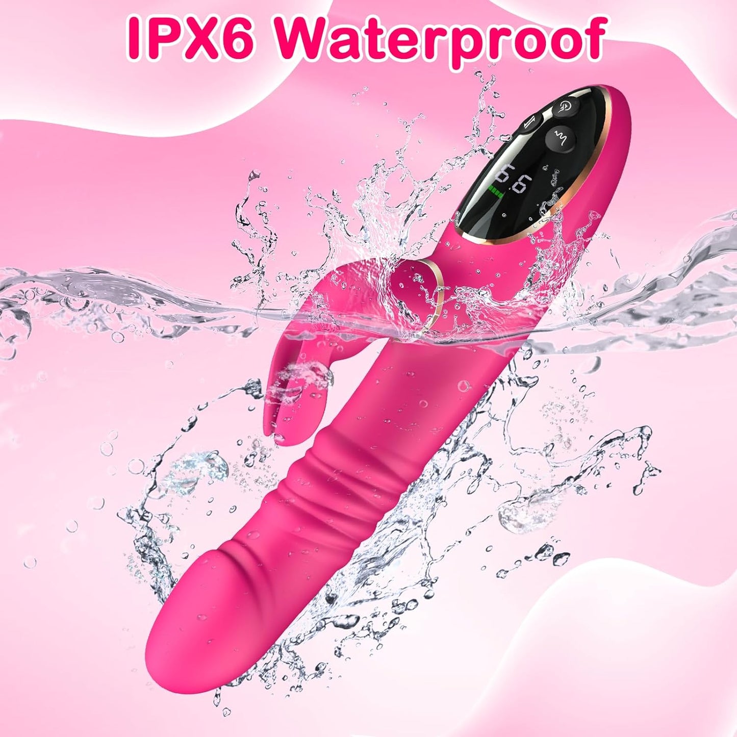 BunnyThrust 3 - in - 1 Thrusting Rabbit Vibrator - Vixen | Nova Network