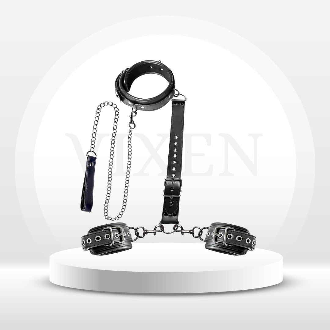 ChainLink Neck - to - Wrist Bondage Kit - Vixen | Nova Network