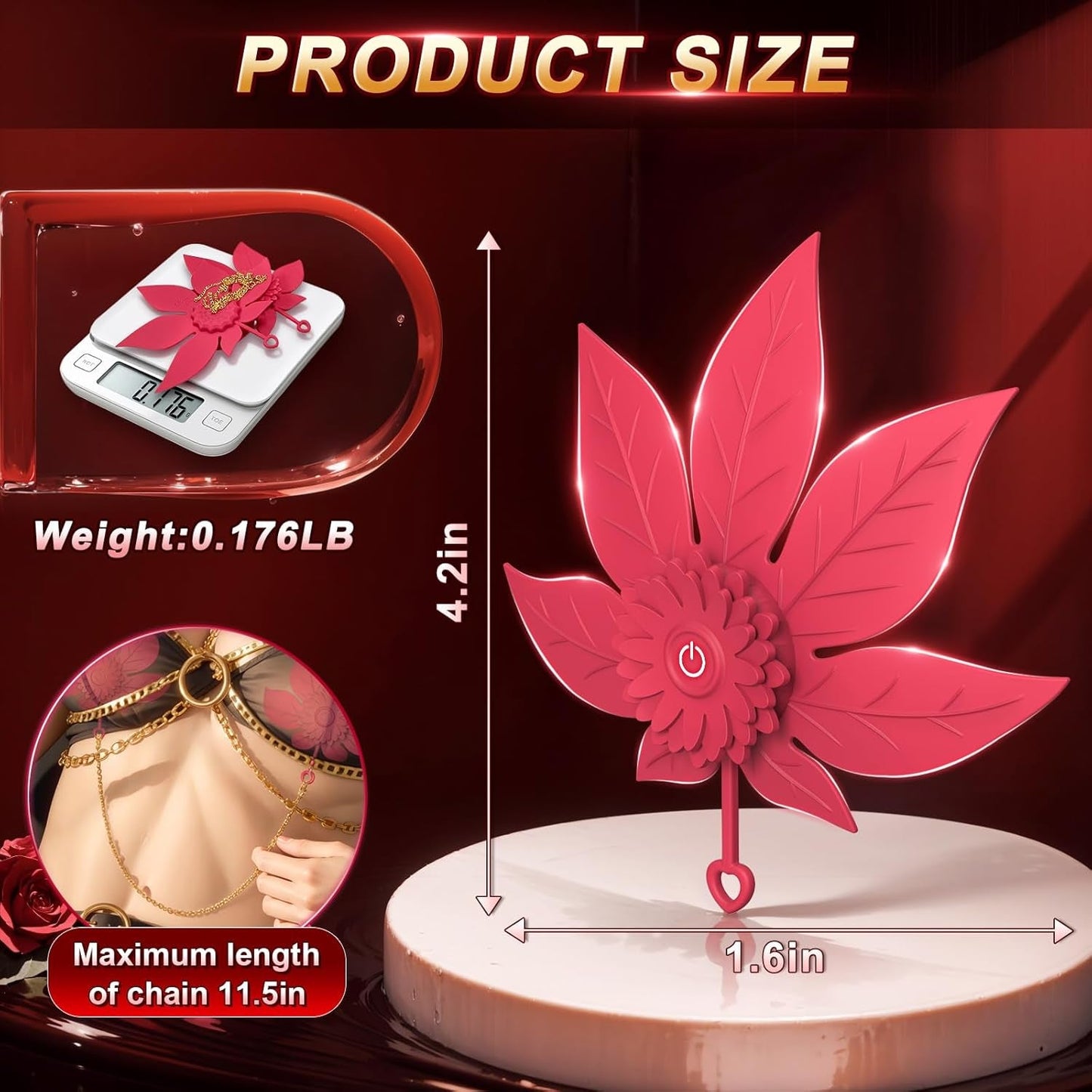 ChainMaster Vibrating Nipple Chain Clamps - Vixen | Nova Network