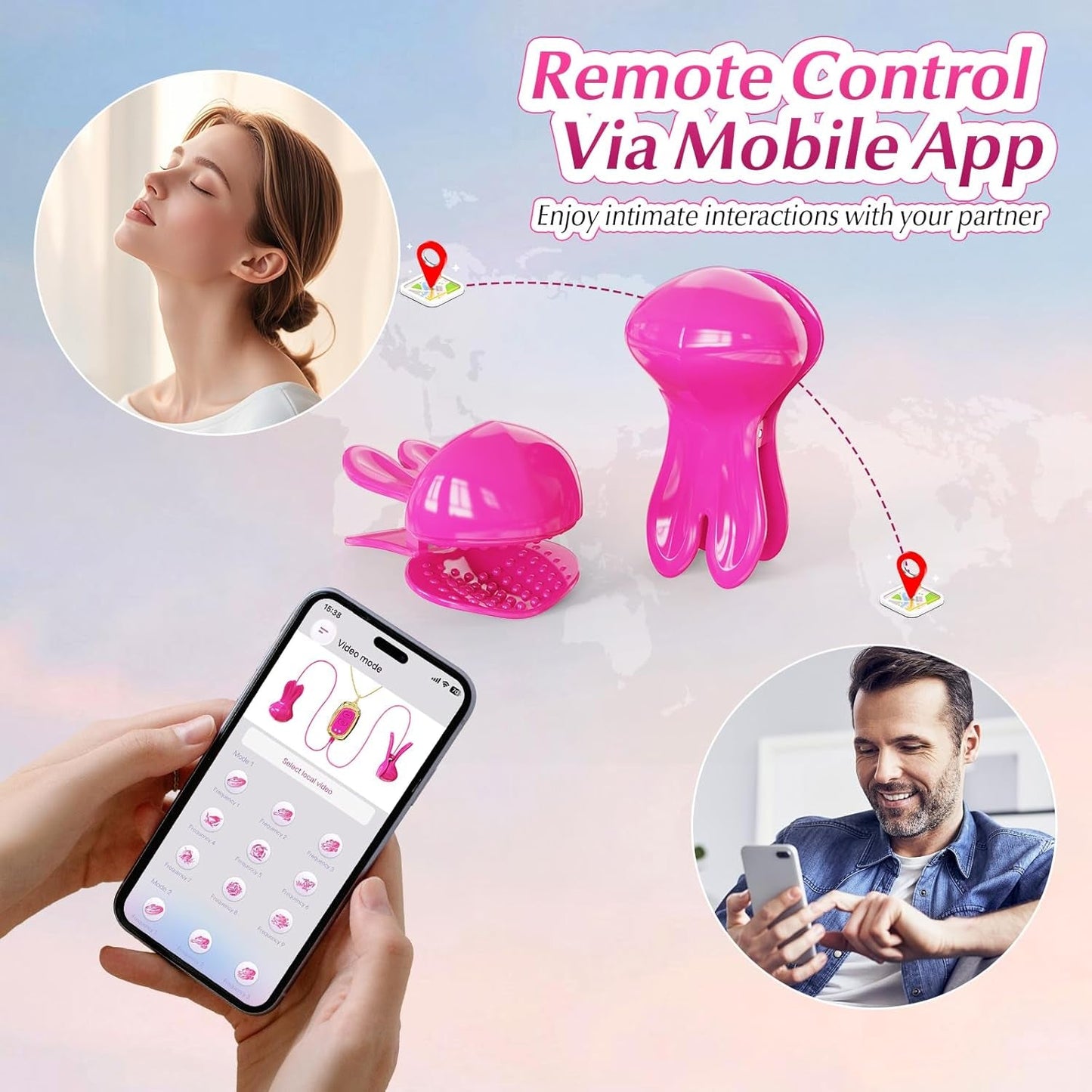 ChainPulse App - Controlled Nipple Clamps - Vixen | Nova Network