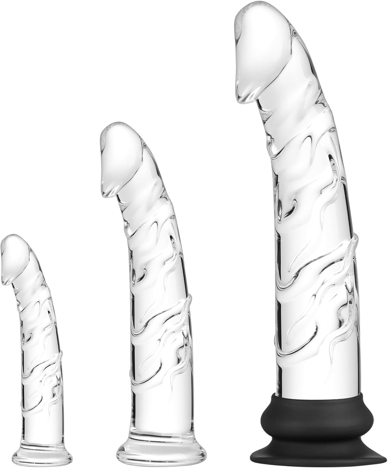 ClearThrust Glass Dildo Trainer Set - Vixen | Nova Network