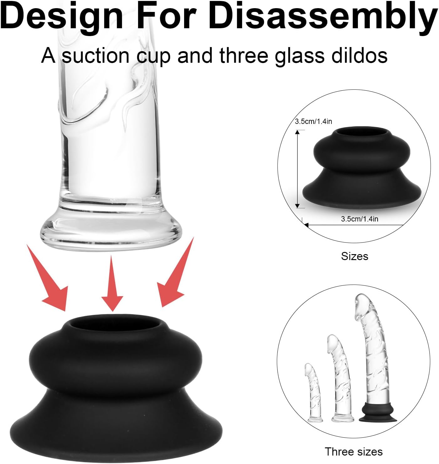 ClearThrust Glass Dildo Trainer Set - Vixen | Nova Network
