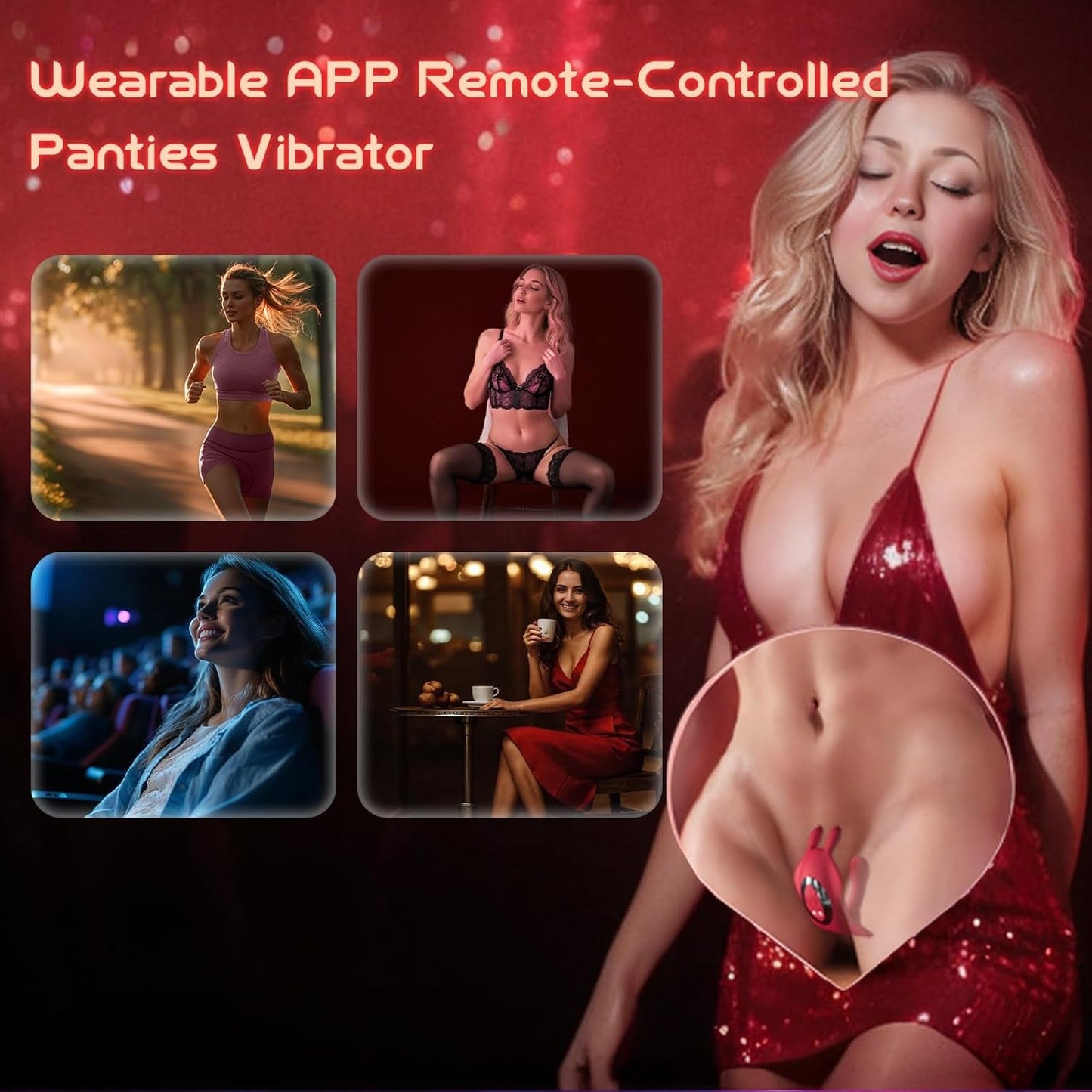 ClimaxCrush G - Spot Clit & Shaft Panty Vibrator - Vixen | Nova Network