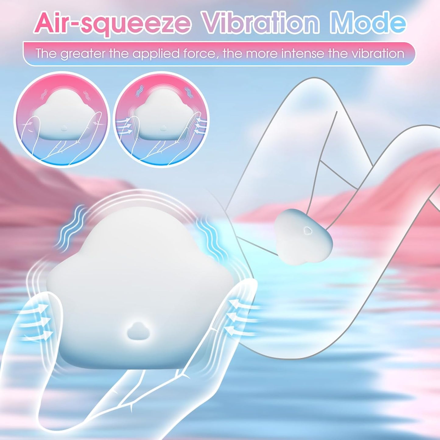 CloudMuse Air Pulse Clit Vibrator - Vixen | Nova Network