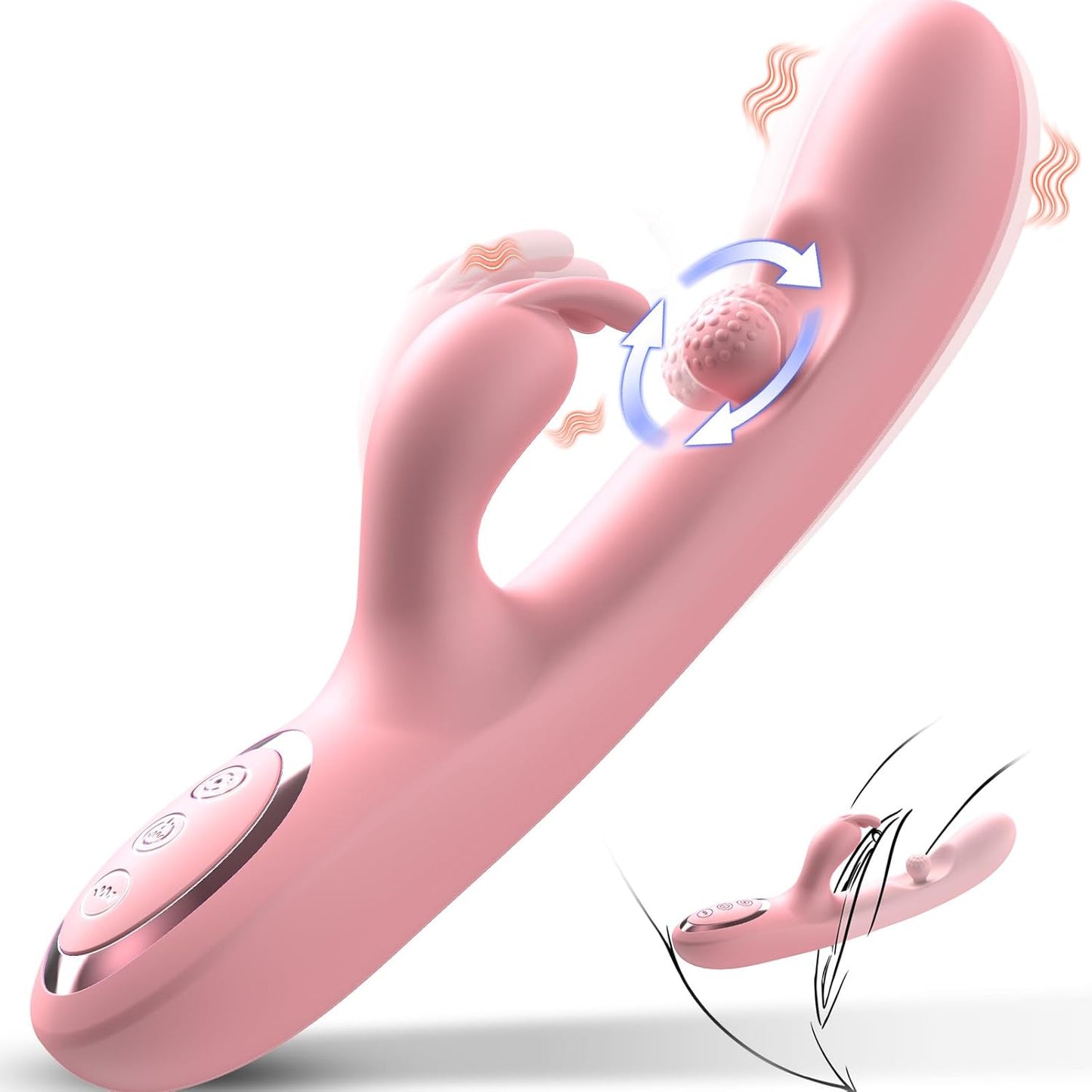 CloudSpiral 3 - in - 1 Rabbit Vibrator - Vixen | Nova Network