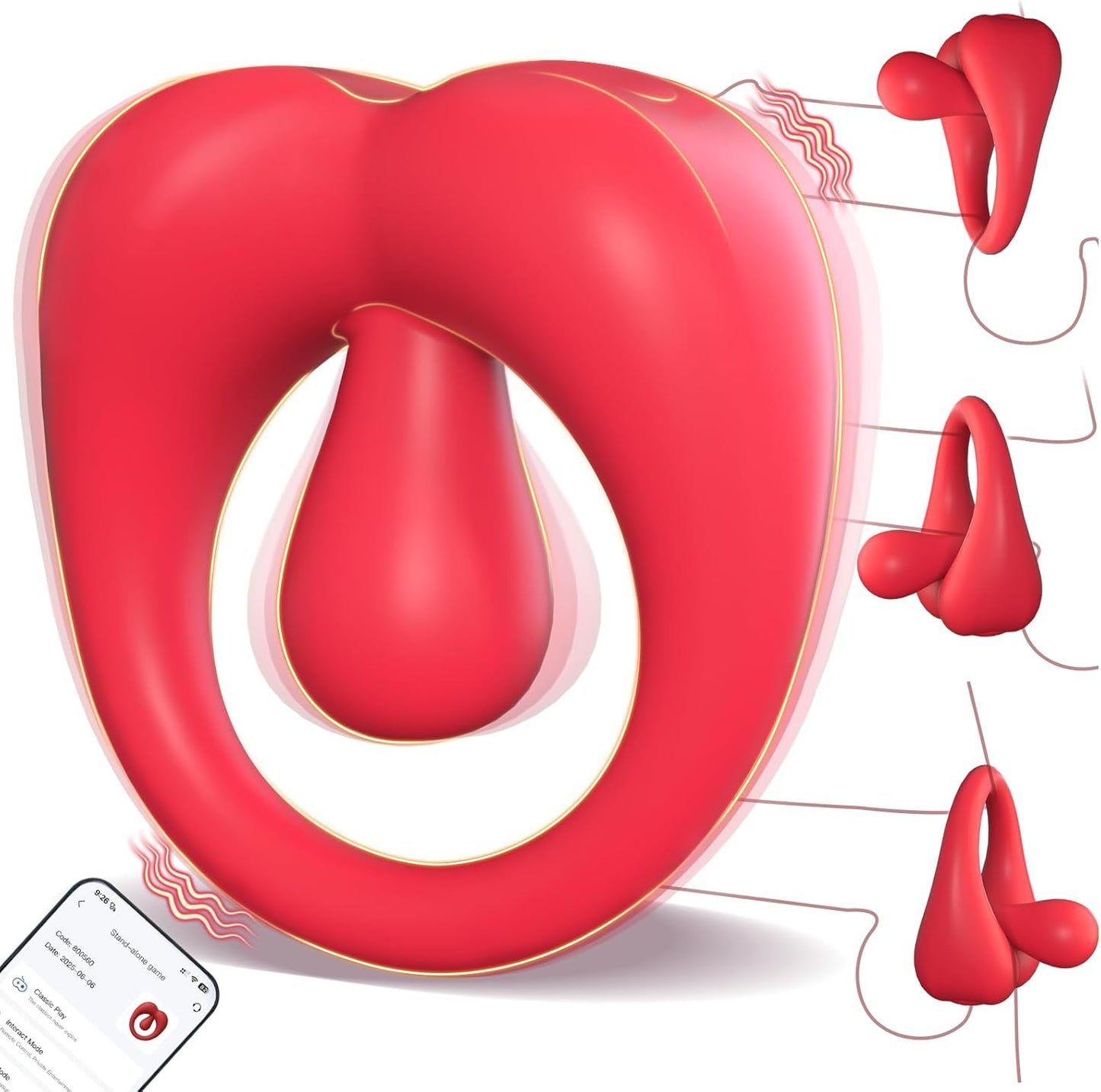 ClutchMotion 360° Vibrating Cock Ring - Vixen | Nova Network